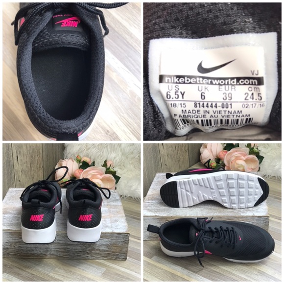 Nike Air Max Thea GS Black Hyper Pink W AUTHENTIC - Picture 7 of 8